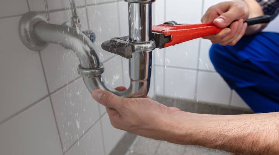 Slab Leak Detection in Central Lake, MI